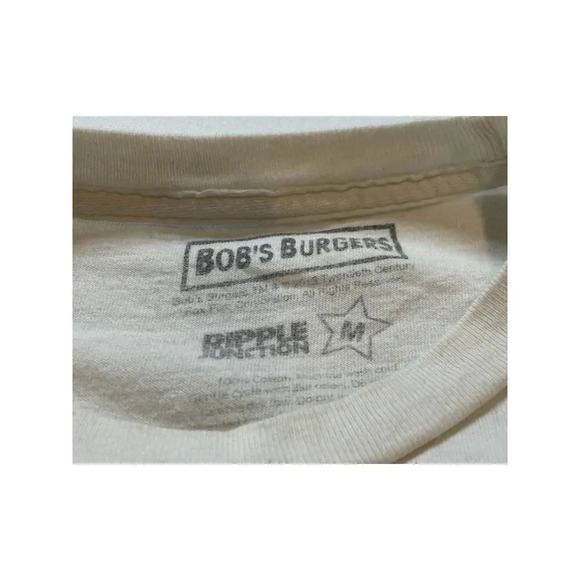Ripple Junction MEDIUM Bob's Burgers "Tina Is My Spirit Animal" White Shirt - Picture 2 of 6